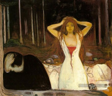 cendres 1894 Edvard Munch Peinture à l'huile